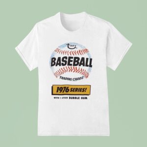 Topps Trading Cards Series With Stick Bubble Gum Baseball T Shirt