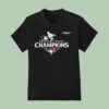 Toronto Blue Jays American League Champions World Series Trophy Logo T Shirt