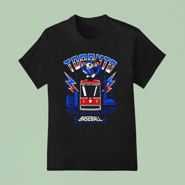 Toronto Blue Jays Baseball Bus Logo T Shirt