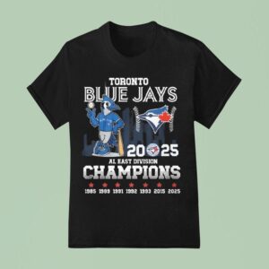 Toronto Blue Jays Mascot Al East Division Champions T Shirt