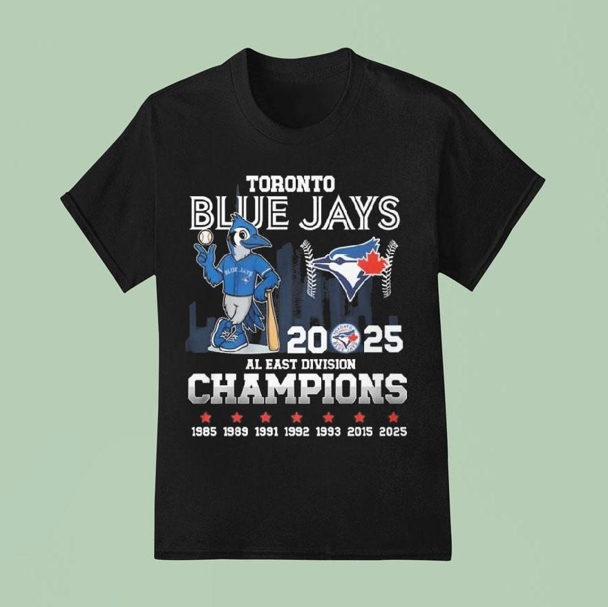 Toronto Blue Jays Mascot Al East Division Champions T Shirt