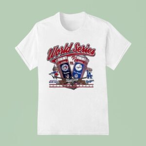 Toronto Blue Jays Vs Los Angeles Dodgers World Series Ticke T Shirt
