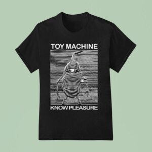 Toy Machine Know Pleaseure Unknown Pleasures Joy Division T Shirt