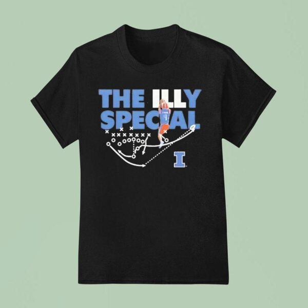 Trendy Luke Altmyer Illinois Fighting Illini The Illy Special Football T Shirt
