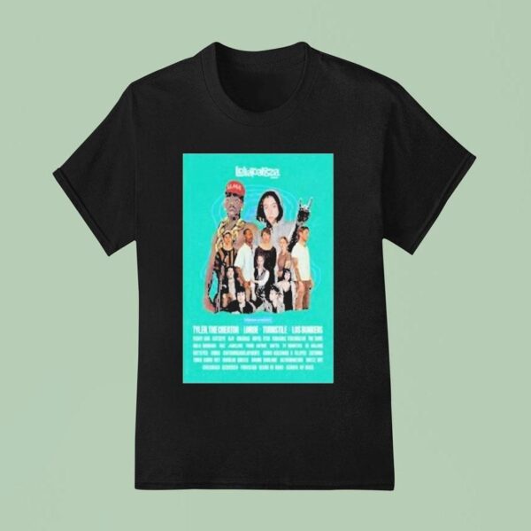 Tyler The Creator Lorde Turnstile Los Bunkers Lollapalooza Chile March Even T Shirt