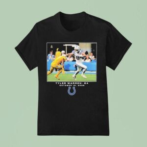 Tyler Warren Indianapolis Colts October Nfl Flash Features Week T Shirt