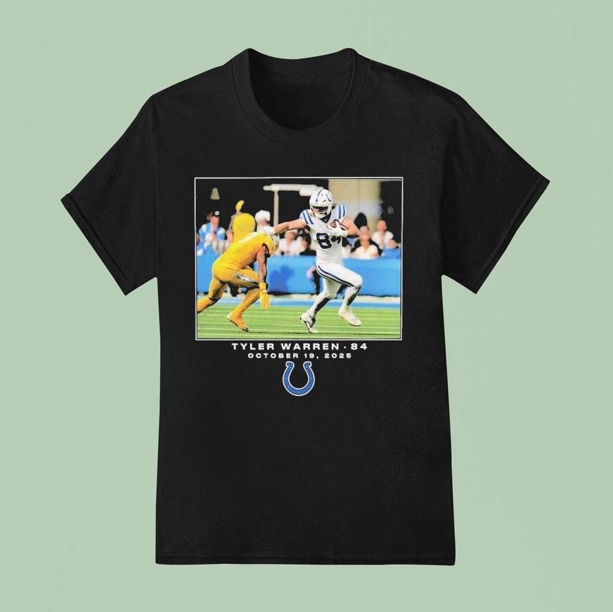 Tyler Warren Indianapolis Colts October Nfl Flash Features Week T Shirt