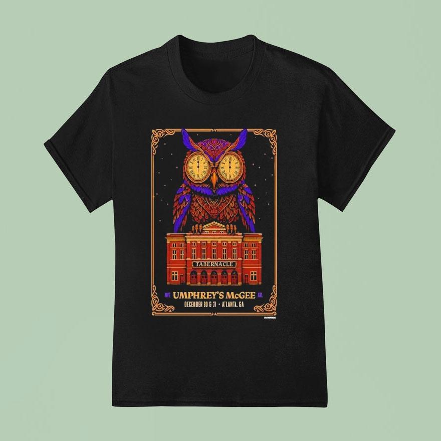 Umphrey S Mcgee Dec Atlanta Owl T Shirt
