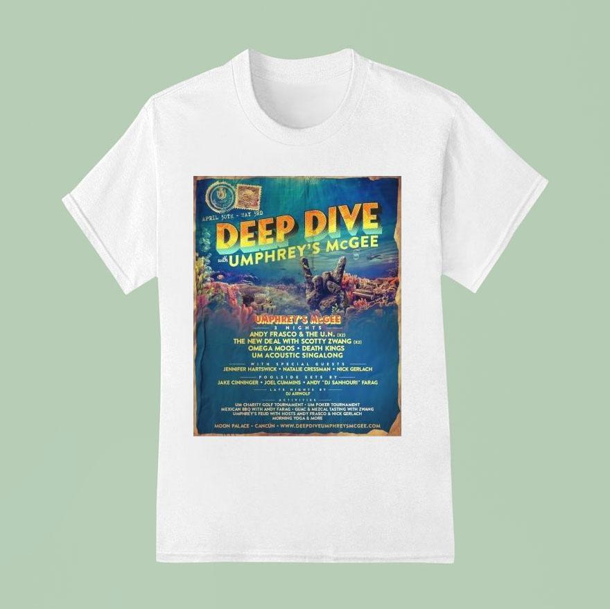 Umphrey S Mcgee Deep Dive Cancun Mexico T Shirt