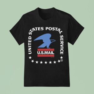 United States Postal Service Us Mail Eagle Logo T Shirt