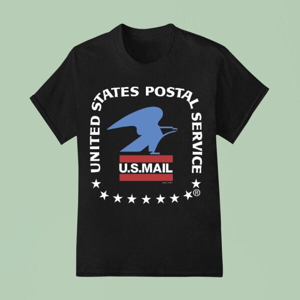 United States Postal Service Us Mail Eagle Logo T Shirt