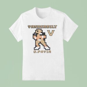 Vanderbilt Auctioning Diego Pavia Football T Shirt
