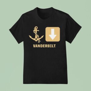 Vanderbilt Commodores Anchor Down Symbols T Shirt