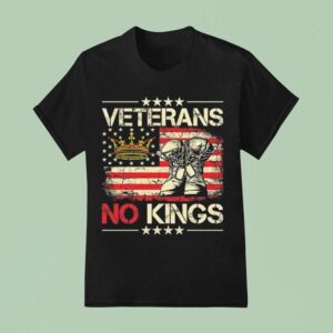 Veterans No Kings Military Protes T Shirt