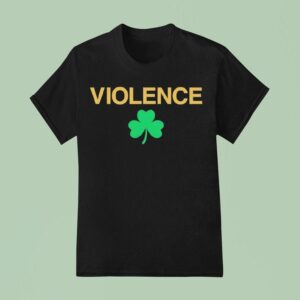 Violence Shamrock Green T Shirt