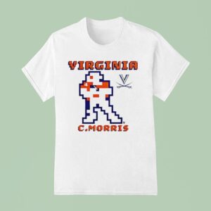 Virginia Cavaliers Chandler Morris Retro Baller Football T Shirt