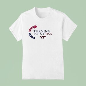 Virginia Tech X Turning Point Usa Charlie Kirk T Shirt
