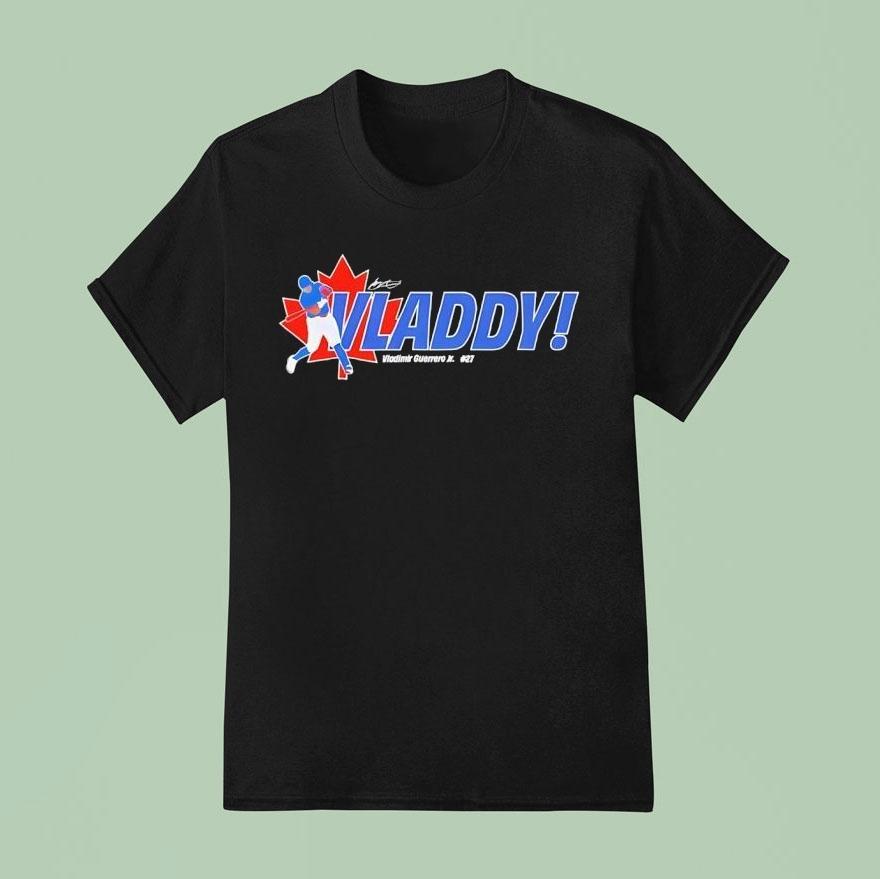 Vladimir Guerrero Jr Toronto Blue Jays Baseball Signature T Shirt