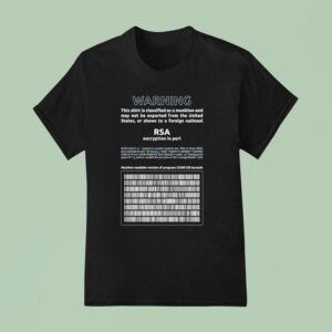 Warning Rsa Encryption In Perl T Shirt