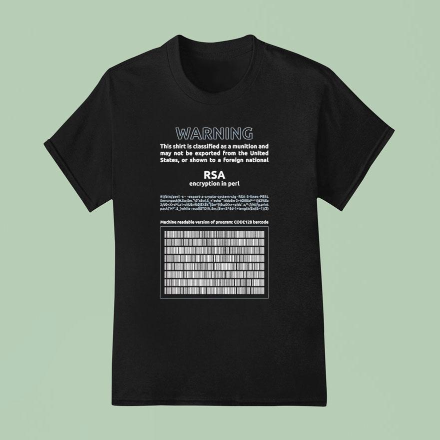 Warning Rsa Encryption In Perl T Shirt