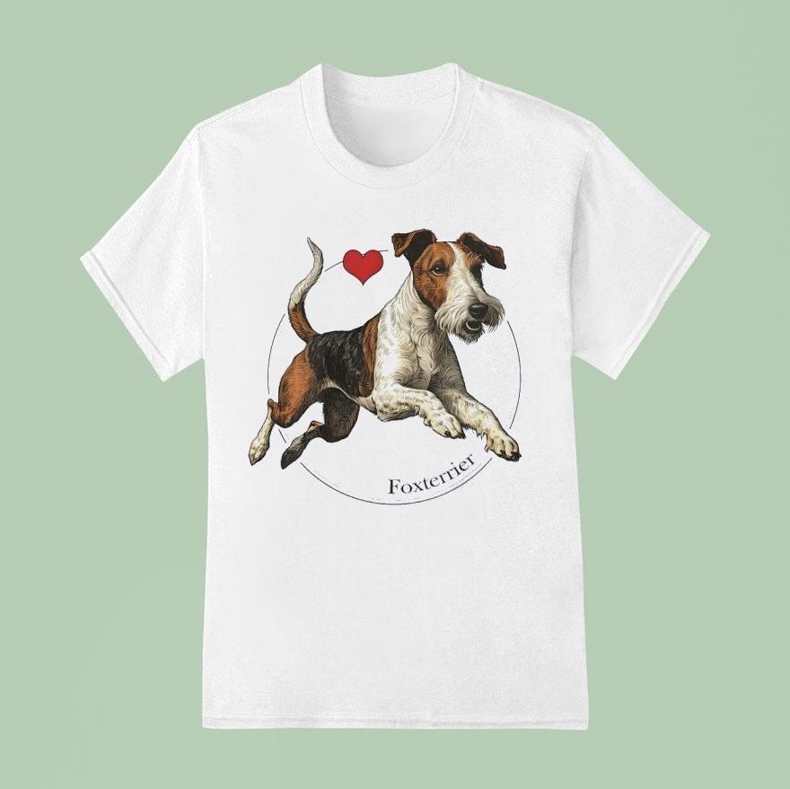 Wire Fox Terrier Dog T Shirt