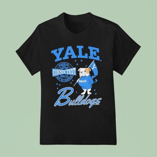 Yale University Made In New Haven Connecticut Handsome Dan T Shirt