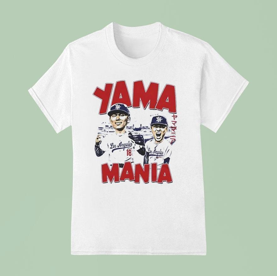 Yamamania Yoshinobu Yamamoto Los Angeles Dodgers T Shirt