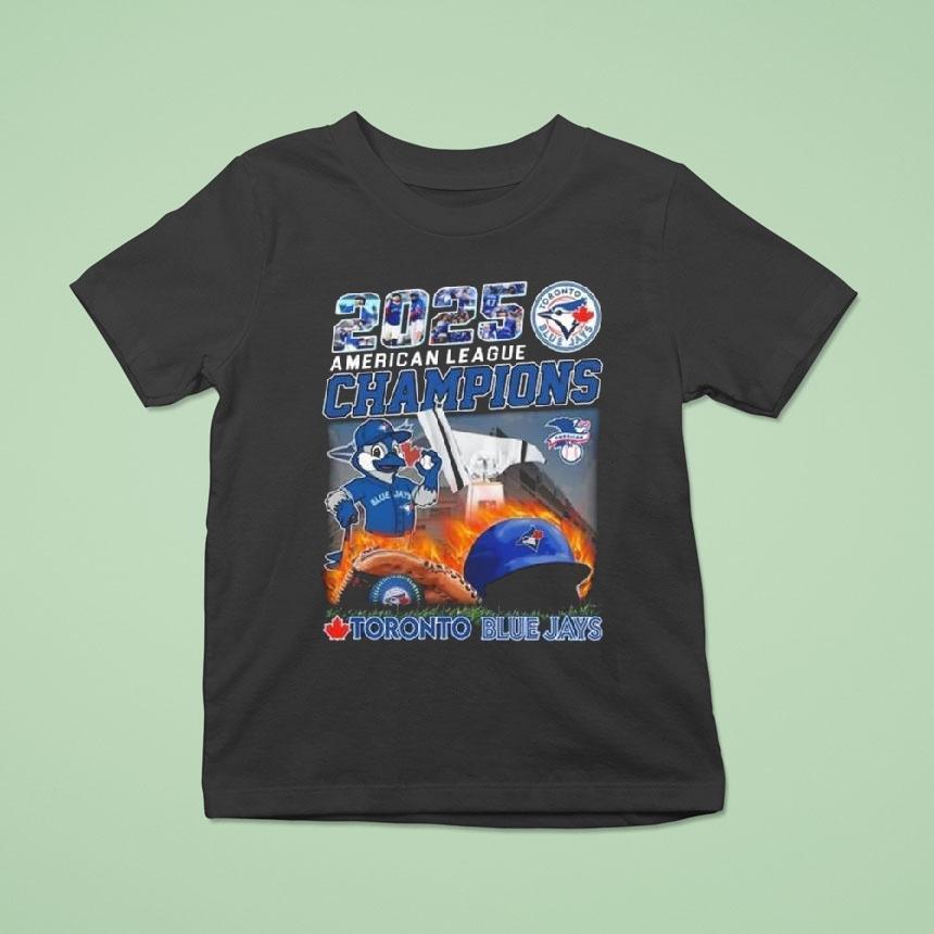American League Champions Mascot Toronto Blue Jays T Shirt American League Champions Mascot Toronto Blue Jays T Shirt