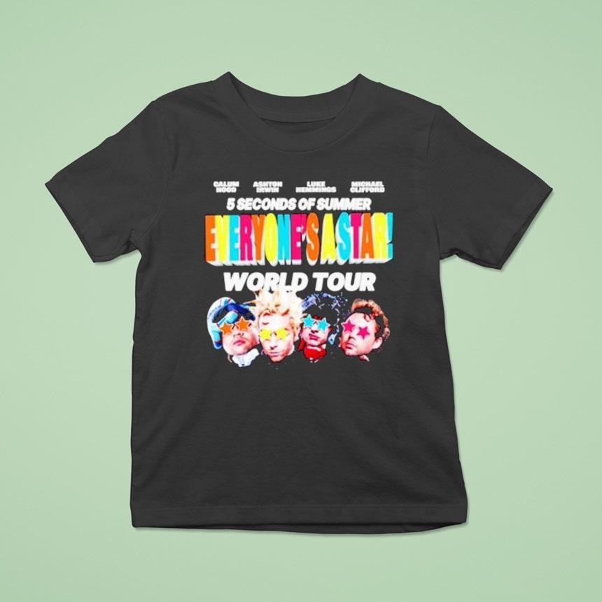 Seconds Of Summer World Tour T Shirt Seconds Of Summer World Tour T Shirt