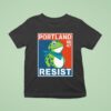 Resist Portland Frog T Shirt