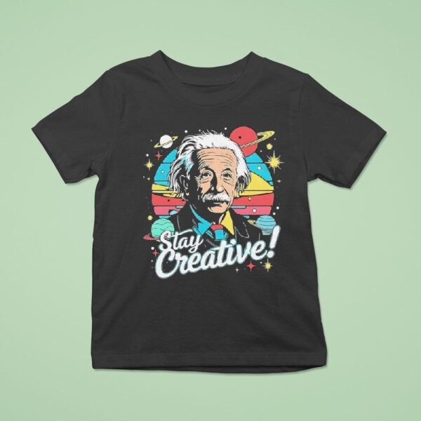 Albert Einstein Stay Creative Vintage T Shirt