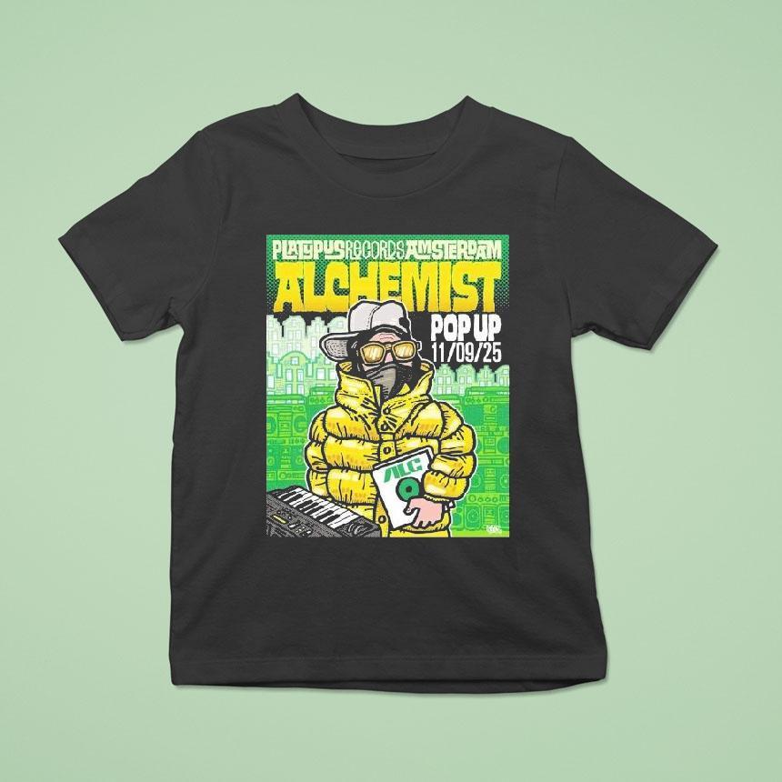 Alchemist Platypus Records Amsterdam Pop Up On November T Shirt Alchemist Platypus Records Amsterdam Pop Up On November T Shirt