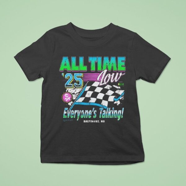 All Time Low Everyone S Talking Racing T Shirt