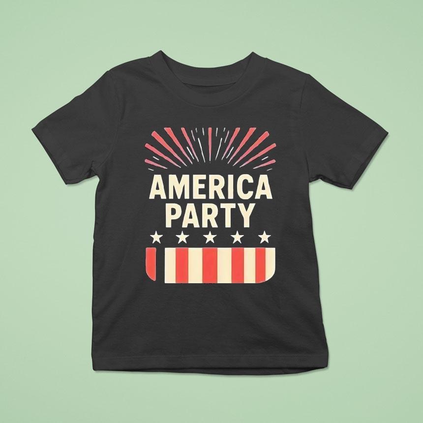 America Party Patriotic Usa Firework T Shirt America Party Patriotic Usa Firework T Shirt