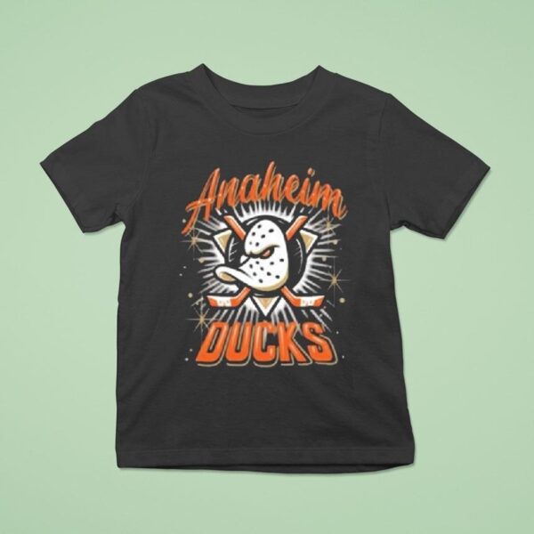 Anaheim Ducks Spray On T Shirt