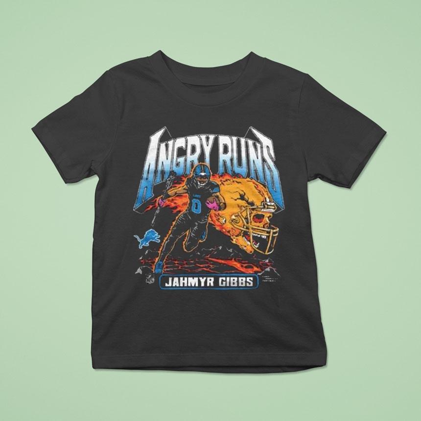 Angry Runs Lions Jahmyr Gibbs T Shirt Angry Runs Lions Jahmyr Gibbs T Shirt