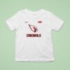 Arizona Cardinals X Sombr The Late Nights And Young Romance Tour Signature T Shirt