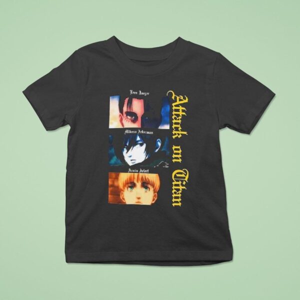Attack On Titan Trio Eyes T Shirt
