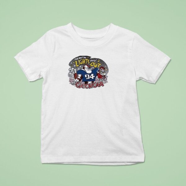 Auburn Tigers Vs Georgia Bulldogs The Night The Lights Went Out Dog Gone T Shirt