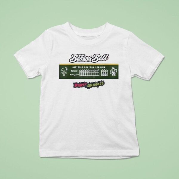 Banana Ball Baseball Tour T Shirt