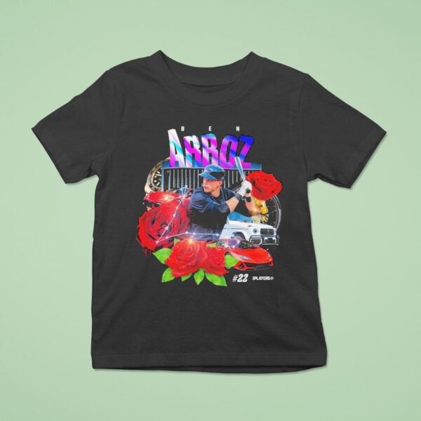 Ben Arroz Es El Alfa New York Yankees Roses T Shirt