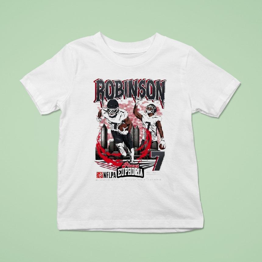 Bijan Robinson Planet Euphoria Nflpa T Shirt Bijan Robinson Planet Euphoria Nflpa T Shirt