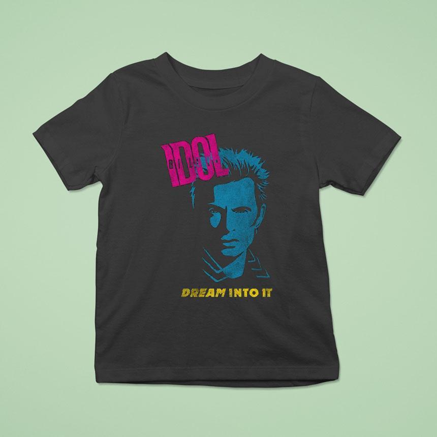 Billy Idol Dream Into It Album T Shirt Billy Idol Dream Into It Album T Shirt