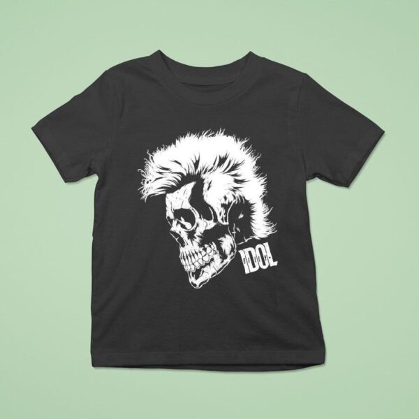 Billy Idol Skull T Shirt