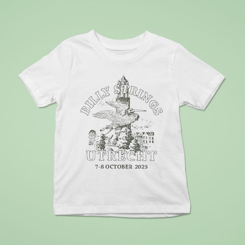 Billy Strings Utrecht Netherlands October Tour T Shirt Billy Strings Utrecht Netherlands October Tour T Shirt