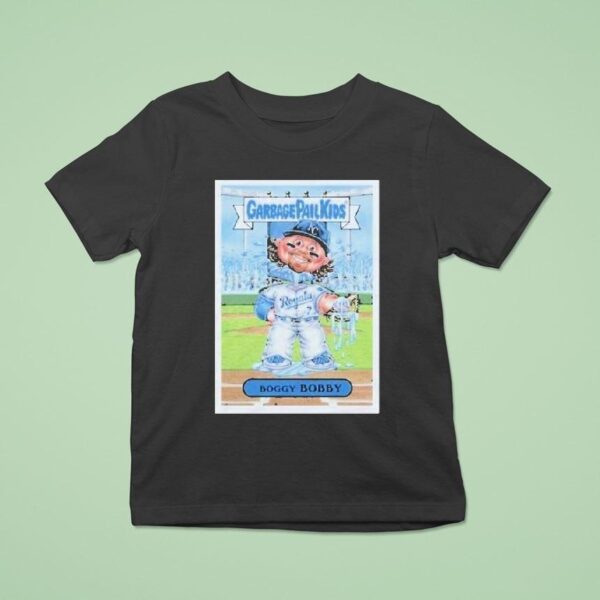 Bobby Witt Jr Boggy Bobby Garbage Pail Kids X Kansas City Royals T Shirt