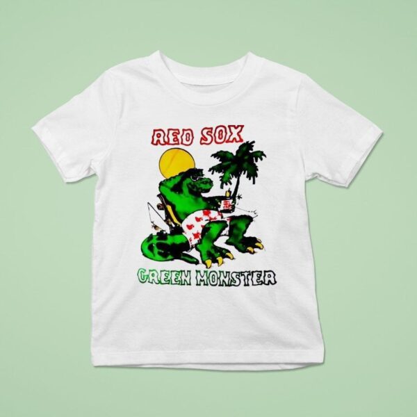 Boston Red Sox Green Momster T Shirt