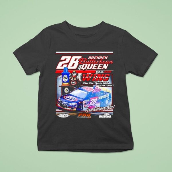 Brenden Butterbean Queen S First Career Win At Daytona Arca Menards Series T Shirt