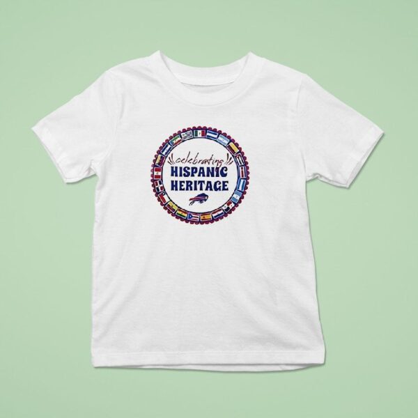 Buffalo Bills Hispanic Heritage Celebration Logo T Shirt