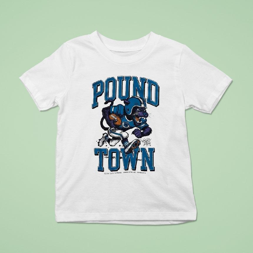 Carolina Panthers Pound Town Glory Days Masco T Shirt Carolina Panthers Pound Town Glory Days Masco T Shirt